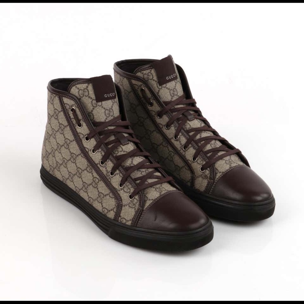 Gucci A/W GG Monogram High Tops - Picture 8 of 8